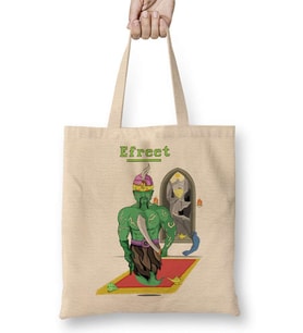 Efreet Djin War Green Faction Bez Çanta Uzun Saplı