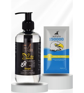 250 ml Natural A Plus Jel + Islak Mendil 2'li Set