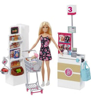 Barbie Süpermarkette Oyun Seti FRP01 (Çok Renkli)