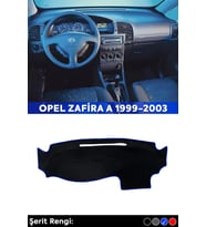 Opel Zafira A 1999-2003 3d Torpido Koruma Kılıfı - Ön Göğüs Kaplama - Mavi Şerit