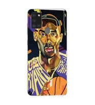 Samsung Galaxy A21S Uyumlu Kobe Bryant Tasarımlı Şeffaf Telefon Kılıfı