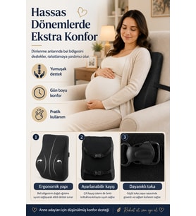 Hamile Bel Desteği Minderi Ergonomik Sırt Yastığı