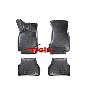 Audi A4 B8 2012 3D Havuzlu Paspas Siyah