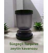 *XL* Saklama Kabı*Turşu ve Zeytinler İçin Pratik Kum Saati