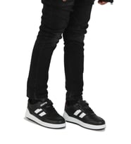 Skuaıter 046 Syh-Byz Kız/Erkek Çocuk Sneaker Spor Ayakkabı (Siyah)