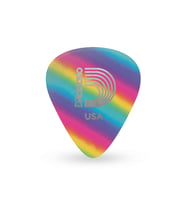 Planet Waves 1CRB7-10 Selüloit Pena Rainbow Extra Heavy (10'lu Paket)  Gökkuşağı Desen - Çok Sert - Net Ton