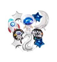 ÇITIPITISTORE UZAY TEMALI FOLYO YAŞ BALON SET