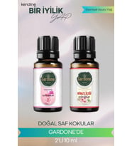 Gül + Kiraz Çiçeği ( Oda Kokusu Aroma Terapi Buhurdanlık / Difüzör Yağı ) Set 2 Adet x 10 ML