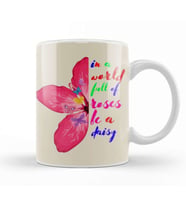 Summer Gift cool    Summer flowers Kupa Bardak Porselen