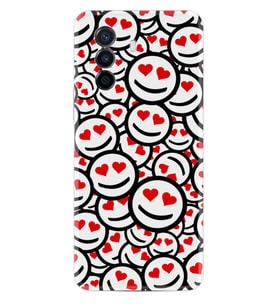 Huawei Nova Y70 Y90 Nova 9 SE  Kılıf Desemli Silikon Gülen Surat 1774