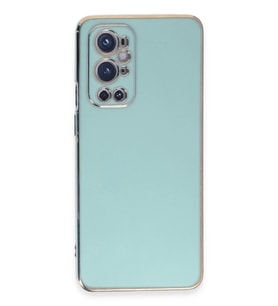 Pilelistore   One Plus 9 Pro Kılıf Volet Silikon - Açık Yeşil