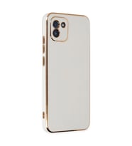 Samsung Galaxy A03 Kılıf Volet Silikon - Beyaz