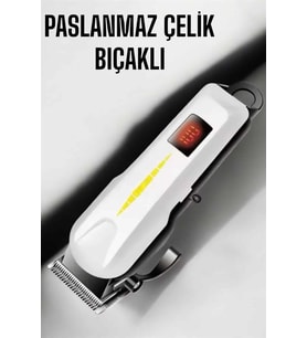 Tıraş Makinesi Profesyonel Saç Ve Sakal Kesme Milim Ayarlı Dijital Göstergeli