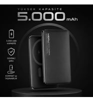 HP-AP06 Armor Series 5.000 mAh Kablosuz Powerbank - Qualcomm Quick Charge 3.0 & Type-C