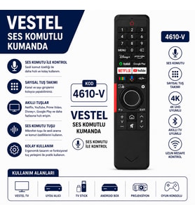 Vestel 4610-V TV Kumandası