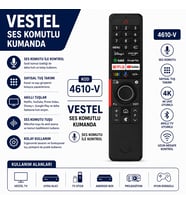Vestel 4610-V TV Kumandası