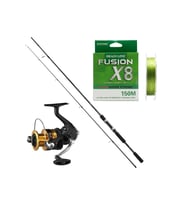 Fx 4000 Makine, 270cm Kamış ve 150 mt İp ile Profesyonel Balıkçılık Seti