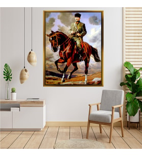 ÇERÇEVELİ ATATÜRK TABLO S267