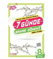 Palme Yayıncılık 8. Sınıf Lgs 7 Günde Bahar Dönemi Soru Kitabı