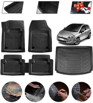 Fiat Punto Uyumlu Paspas Araca Özel Bagaj Havuzu MBS Siyah