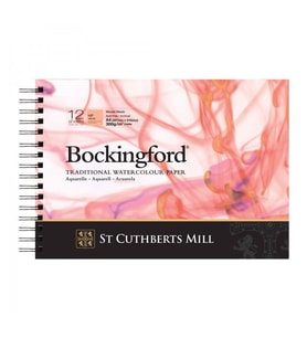 Bockingford Spiralli Suluboya Defteri Hot Pres 300 gr 297x210mm (A4) 12 yp 