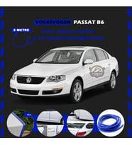Volksvogen Passat B6 Oto Araç Kapı Koruma Fitili 5metre Parlak Mavi Renk