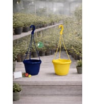 2 Adet Askılı Dekoratif Saksı 18 cm Çap Yükseklik 12 cm