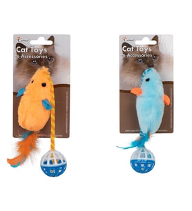 Eastland Tüylü Zilli Peluş Fare 28cm