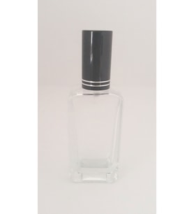 BOŞ PARFÜM ŞİŞESİ 50 ML (3 ADET) SİYAH KAPAK METAL VALF IPHONE BOŞ ŞİŞE