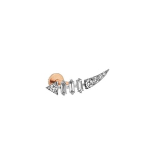 14 Ayar Altın Taşlı Ricco Tragus Küpe