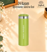 Öğretmenler Günü Hediyesi Kişiye Özel İsim Baskılı 500 Ml Renkli Termos