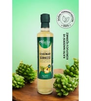 Doğal Enginar Sirkesi - Katkısız ve Sağlıklı Lezzet 500 ml (Renksiz)