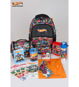 LİSANSLI HOT WHEELS OKUL,BESLENME VE KALEM ÇANTASI İLE BESLENME KABI KIRTASİYE SETİ ÇITÇIT DOSYA,KALEM,SİLGİ,KUMBARA,KALEMTRAŞ,RESİM DEFTERİ,OKUL ETİKETİ