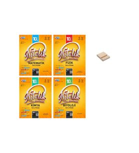10. Sınıf Beceri Temelli Matematik Fizik Kimya ve Biyoloji Soru Bankası 4lü Set