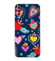 PrintiFy Samsung Galaxy A70 ile Uyumlu Retro Color 3  Kamera Korumalı Şeffaf  Kılıf