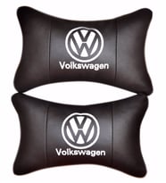 Volkswagen T-Roc koltuk koltuk kılıf uyumlu yastık - araç logo ve marka nakışlı 2li set