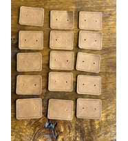 3.50X2.50 CM 15 ADET TABA DELİKLİ ARMA ÇANTA ARMA GİYİM ARMA DİKİŞ