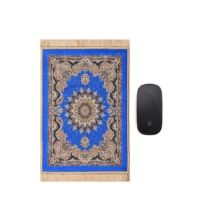 Bursa İpek Saks Dekoratif Küçük Halı Mousepad