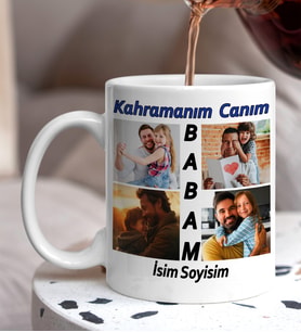 Kişiye Özel Fotoğraflı Kupaa Bardakk