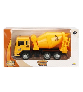 Maxx Wheels 1:55 Ölçek Metal Kafalı Çek Bırak Beton Mikseri