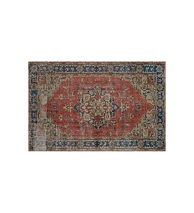 Vintage El Dokuma Eşsiz Halı 158x235 cm 9825
