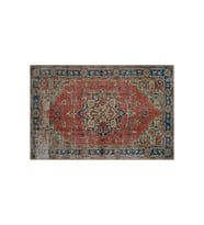 Vintage El Dokuma Eşsiz Halı 158x235 cm 9825