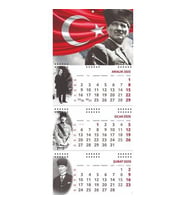 2026 Atatürk Gemici Duvar Takvimi - Ayyıldız