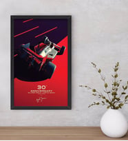 BK Gift Formula 1 Tasarımlı Dekoratif Ahşap Siyah Çerçeveli Tablo-6