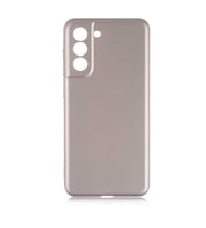 Galaxy S21 FE Kılıf Zore Premier Silikon Kılıf (Gold)
