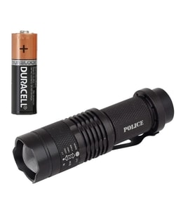 Cree Q5 Led Zoomlu Pilli Mini Feneri 14500 Pil İle Çalışma Özelliği