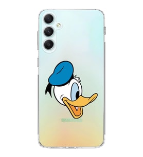 Samsung Galaxy A34  Kamera korumalı Kapak Donald Duck Tasarımlı  Şeffaf Kılıf