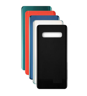 Samsung Galaxy S10 G973F İle Uyumlu Arka Pil Kapak (Siyah)