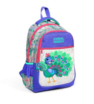 Coral High Tavuskuşu Desenli Büyük Boy Okul Sırt Çantası 23488 (Karışık)