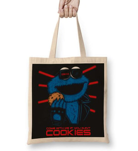 Cookie Monster The Cookienator Bez Çanta Uzun Saplı